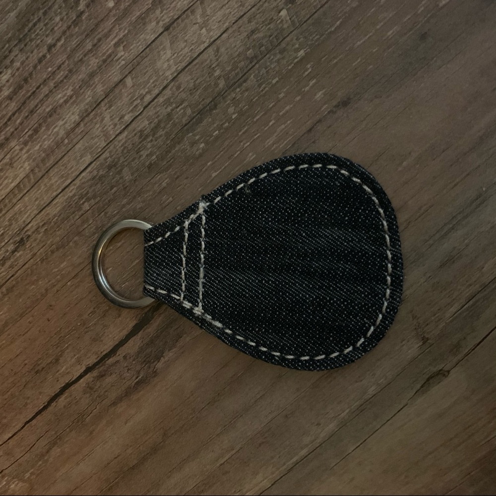 Thirty-One Make It Mine Key Fob in Denim